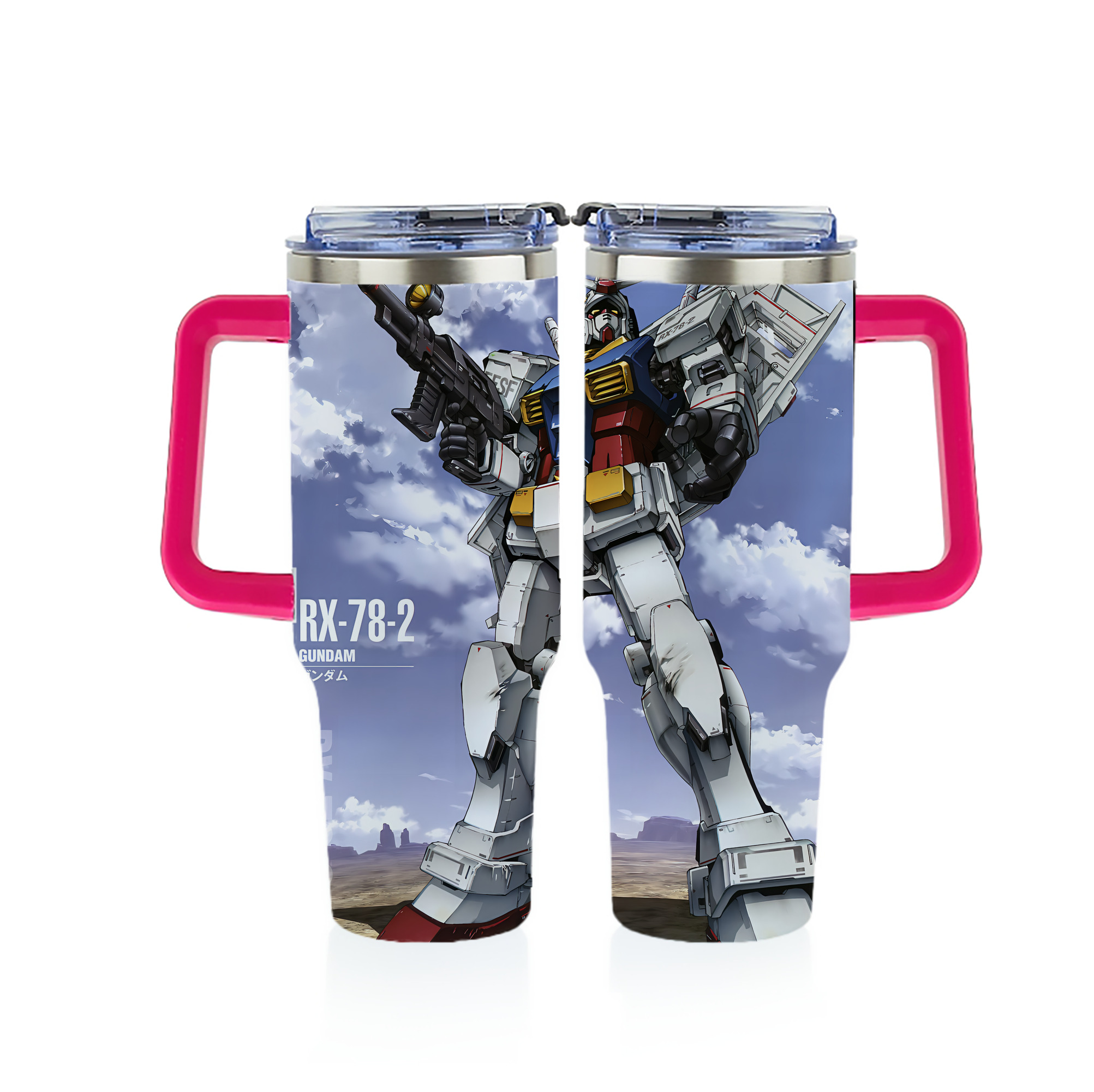 （画像用） 機動戦士ガンダム Mobile Suit Gundam 1200ｍLフルプリント車用タンブラー